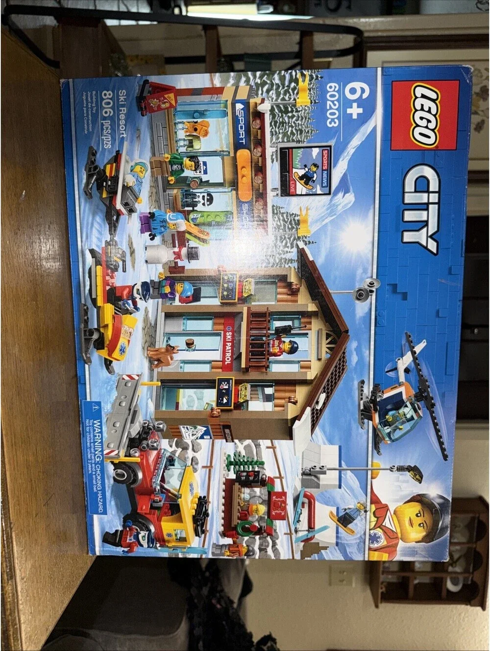 Ships FEDEX/UPS~ LEGO 60203 SKI RESORT ~ Winter City (NEW Sealed Retired)